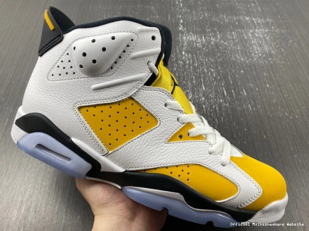 Official Maikesneakers Yellow Jordan 6 Air Ochre CT8529-170 0714